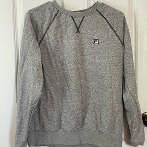 Grey Fila crew neck